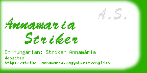 annamaria striker business card