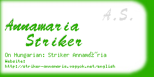 annamaria striker business card